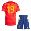 Maillot de Supporter Espagne Lamine Yamal 19 Domicile Euro 2024 Pour Enfant